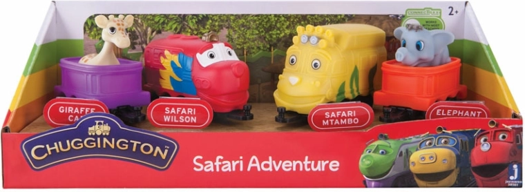 Chuggington sada vláčikov Safari park (4 ks)