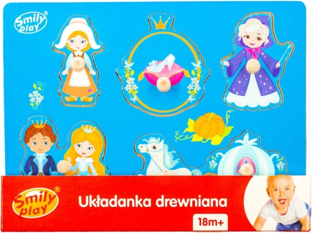 Drevená vkladačka Popoluška