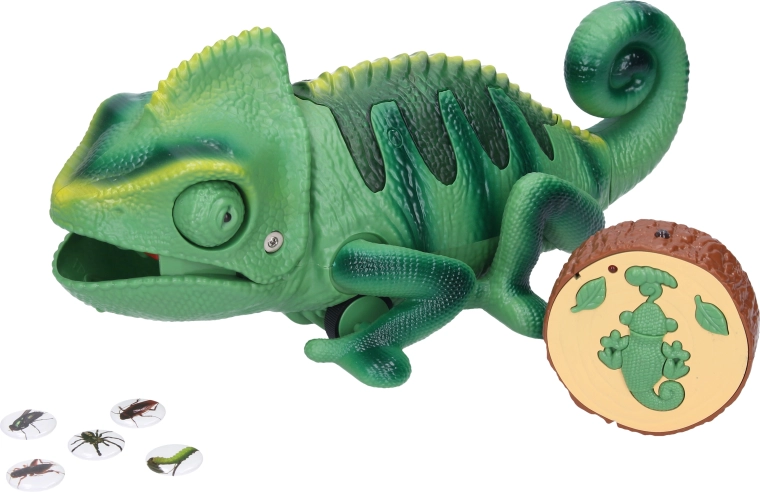 Chameleón na diaľkové ovládanie so svetelnými efektmi 28 cm