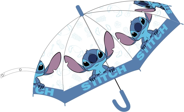 Disney Stitch transparentný dáždnik - 1 kus