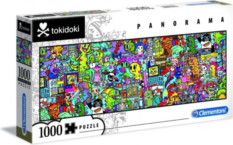 Panoramatické puzzle TOKIDOKI 1000 dielikov – Clementoni