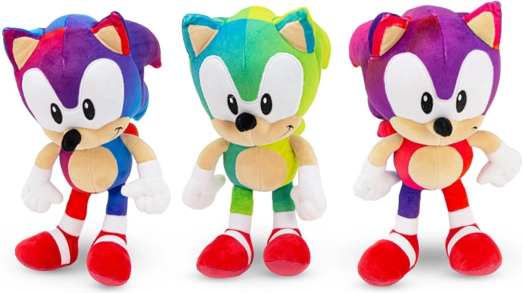 Plyšová figúrka Sonic Rainbow (assort) 20/28 cm - 1 kus