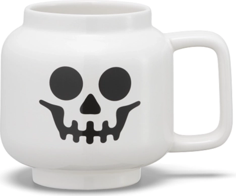 Keramický hrnček LEGO – hlava minifigúrky kostlivca 255 ml