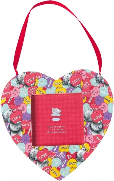 Závesný rámik v tvare srdca ME TO YOU