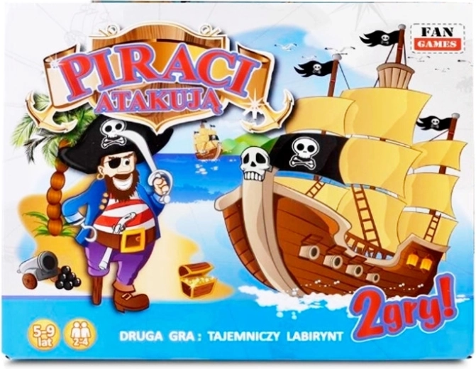 Piráti útočia – vzdelávacia stolová hra pre deti