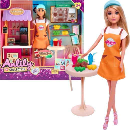 Sada bábika s kaviarňou