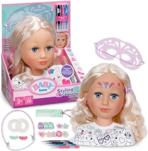 BABY born kreatívna česacia hlava 22 cm