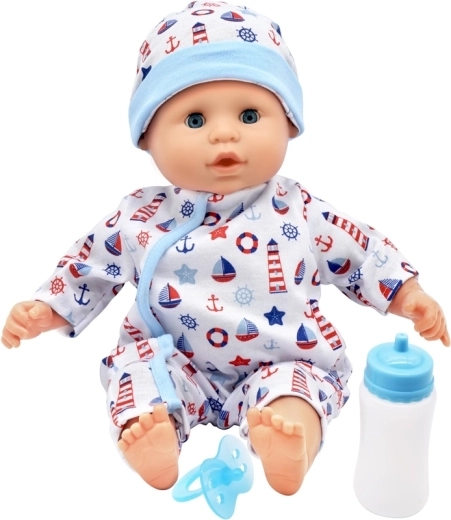 Bábika Dolls World Bábätko Baby Joy modrá 38 cm