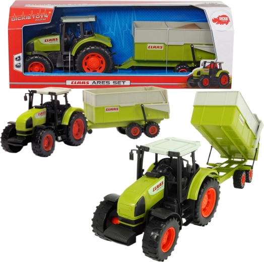 Dickie traktor Claas Ares s vyklápacím prívesom 55 cm