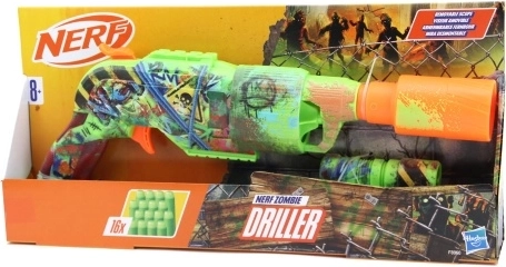 Nerf Zombie Driller blaster s otočným valcom