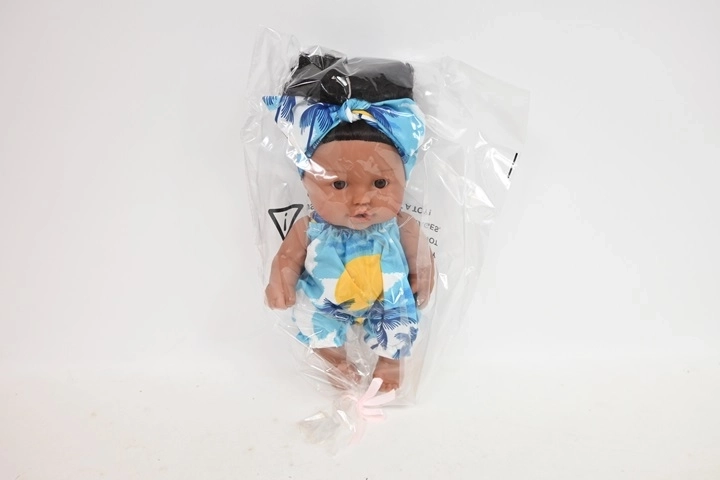 SmilyPlay tmavovlasá bábika s afro účesom 26 cm