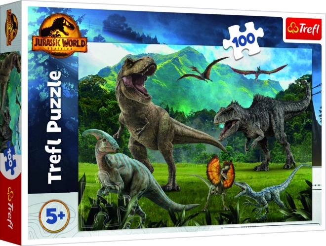 Trefl puzzle 100 dielikov Jurassic World – dinosauří dobrodružstvo