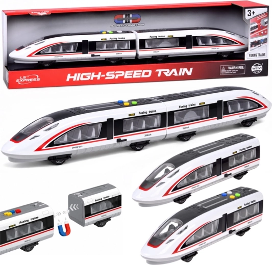 Magnetický vysokorýchlostný vláčik 57 cm so svetlom a zvukom