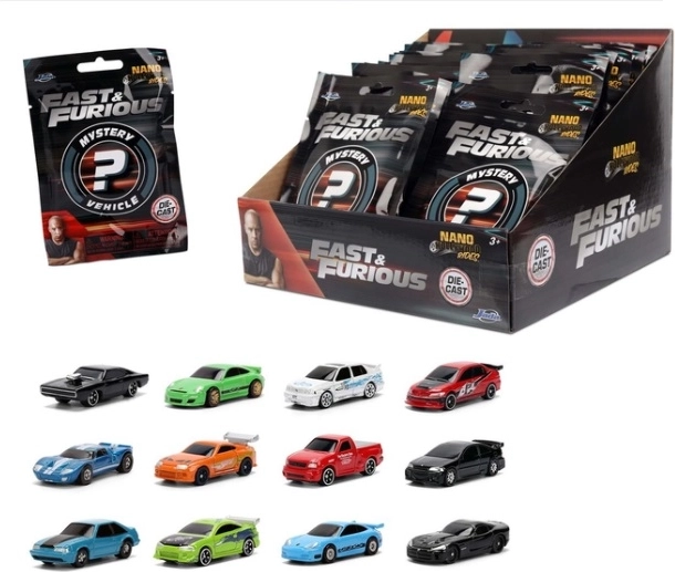 Jada Fast & Furious nano autíčko 4 cm (blind bag) - 1 kus