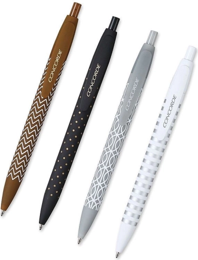 Guľôčkové pero CONCORDE Milano, mix farieb, 0,7 mm