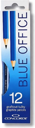 Grafitové ceruzky CONCORDE Blue Office HB, 12 ks