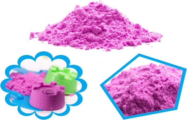 Magický kinetický piesok pre deti 1 kg – Fialová