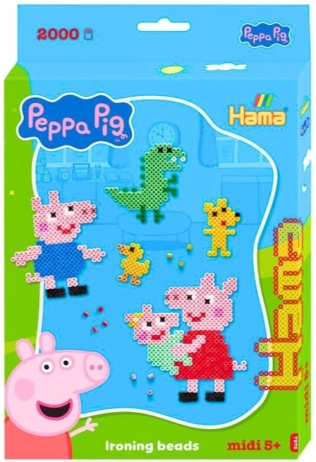 Darčekový box Peppa Pig – zažehľovacie koráliky MIDI
