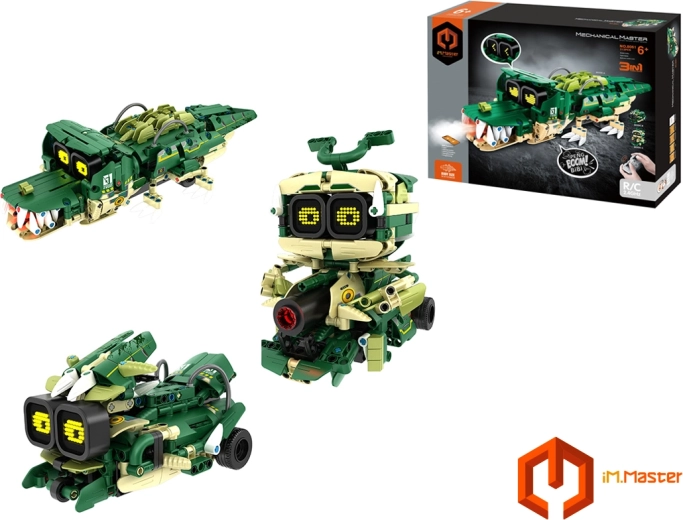 iM.Master stavebnica robot krokodíl 3 v 1 RC na diaľkové ovládanie