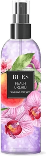 Trblietavý telový sprej BI-ES Peach Orchid 200 ml