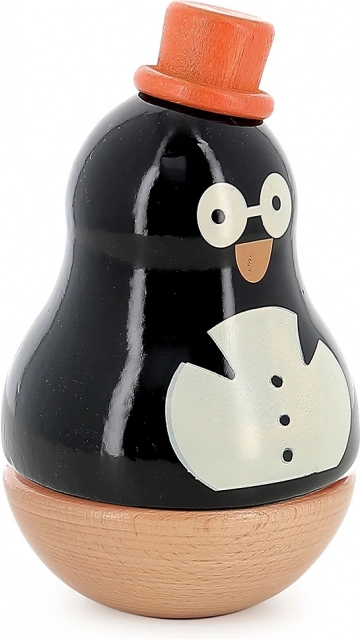 Hudobná hracia skrinka tučniak René – drevená VILAC