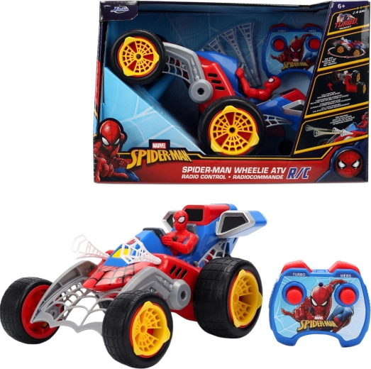 Spider-Man diaľkovo ovládaná bugina so streľbou pavučín 1:20