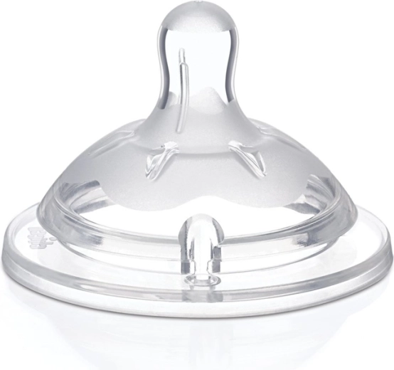 Chicco cumlík Natural Feeling, silikón, nastaviteľný prietok, 4m+, 2 ks