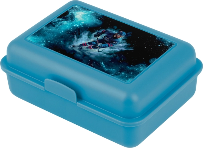 Baagl box na desiatu Hokej, modrý