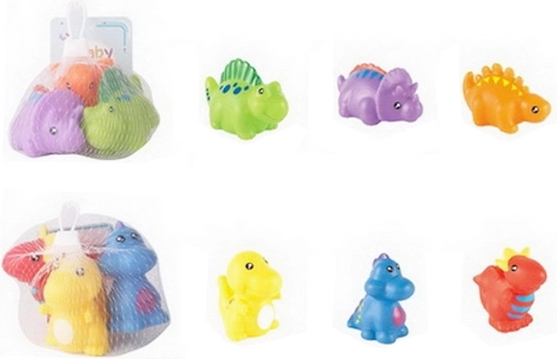 Kúpacia hračka dinosaury – gumový set do vody