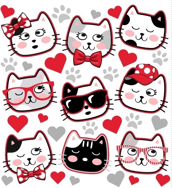 Nažehlovačka Mačacie tváričky