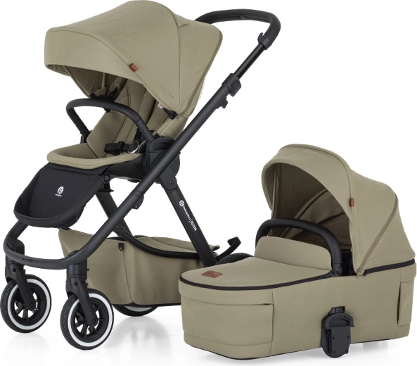 Petite&Mars kombinovaný kočík Icon 2v1 Mossy green lite air