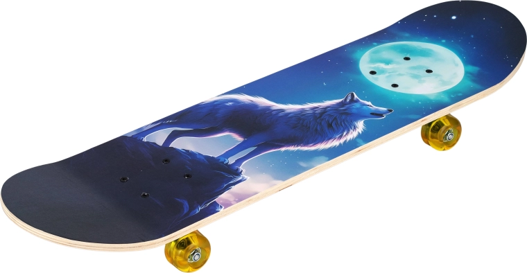 Skateboard Wolf 31" s motívom vlka