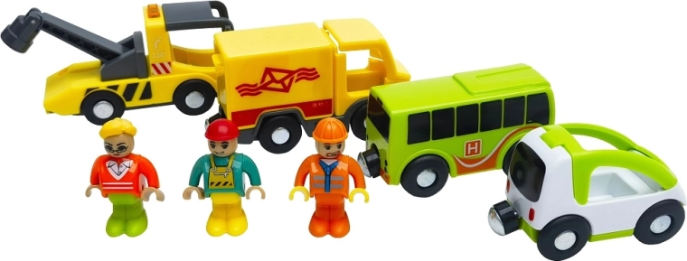 2Kids Toys sada mestských vozidiel s figúrkami