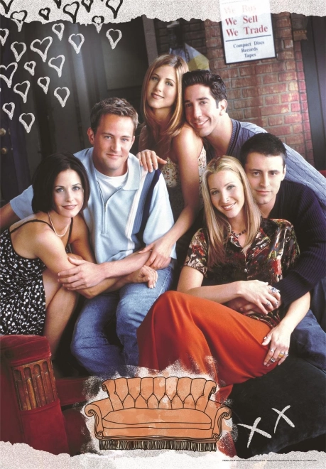 Clementoni puzzle Priatelia 1000 dielikov