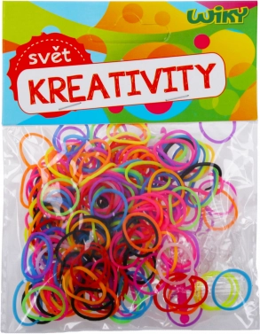 Kúzelné zapletacie gumičky v rôznych farbách, 200 ks