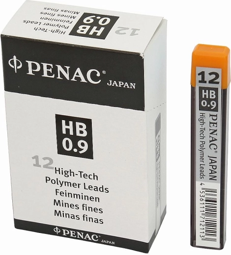 Náhradné tuhy PENAC HB 0,9 mm