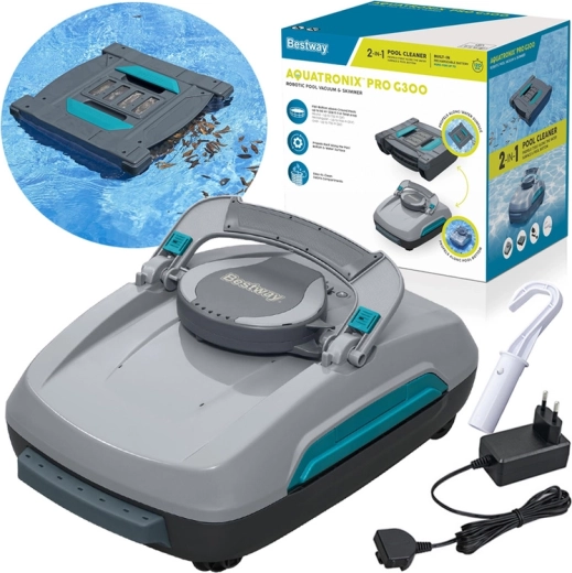 Bestway Aquatronix Pro G300 bezdrôtový robotický vysávač a skimmer 2v1
