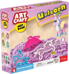 Art craft kinetický piesok jednorožec 500 g - 1 kus