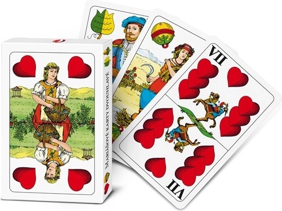 Efko hracie karty mariáš dvojhlavé v krabičke