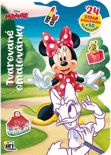 Tvarované omaľovánky Minnie