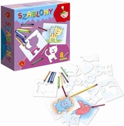 Šablóny pre dievčatá – kreatívne kreslenie zvieratiek a postáv