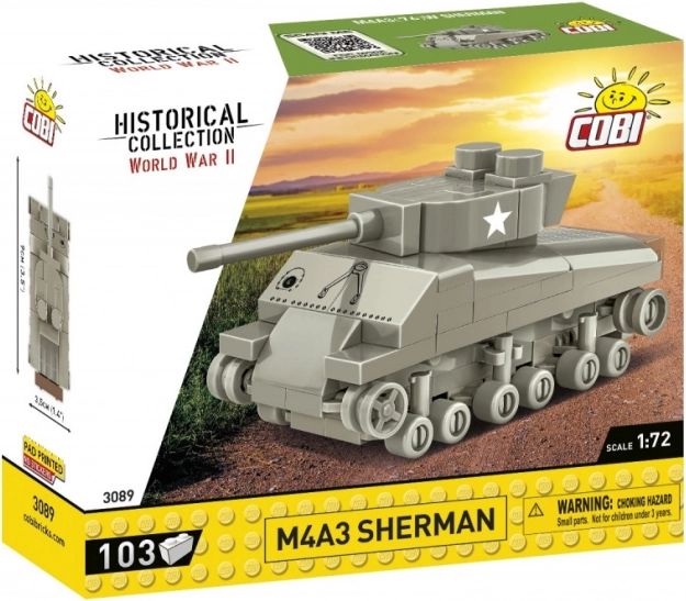 Stavebnica COBI Historical Collection M4A3 Sherman 1:72