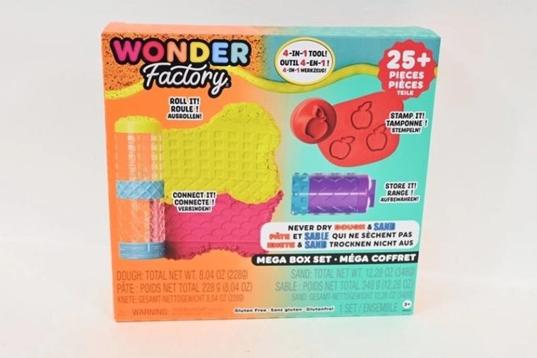 MGA Wonder Factory nikdy nevysychajúca modelína a kinetický piesok – sada