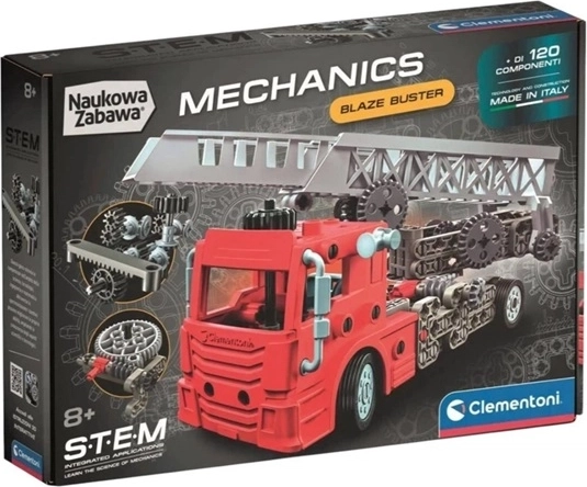 Clementoni laboratórium mechaniky – hasičské auto