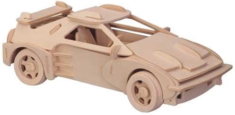 Drevené 3D puzzle športové auto Ferrari – veľký model