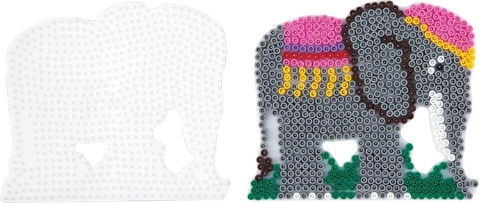Hama midi podložka na zažehlovacie korálky slon