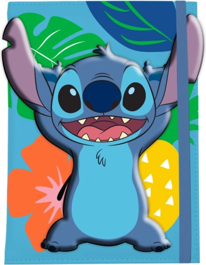 Lilo a Stitch prémiový 3D blok A5 modrý