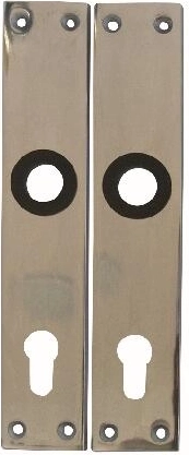 Dverový štít 72 s vložkou K 489, hliník, 1 pár