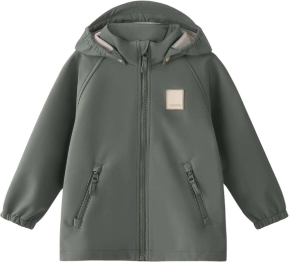 Softshellová bunda Leokid lake agave green, veľ. 92