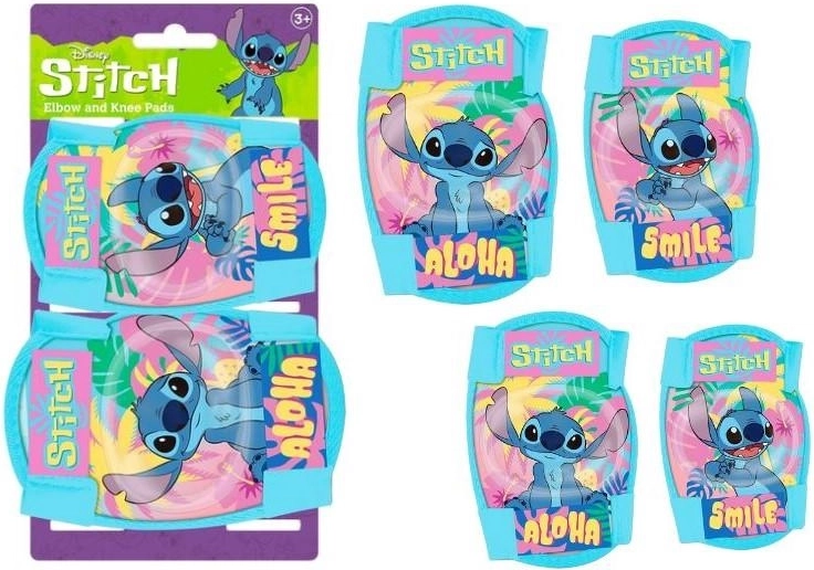 Sada chráničov kolien a lakťov Lilo a Stitch (Stitch) – 4 ks
